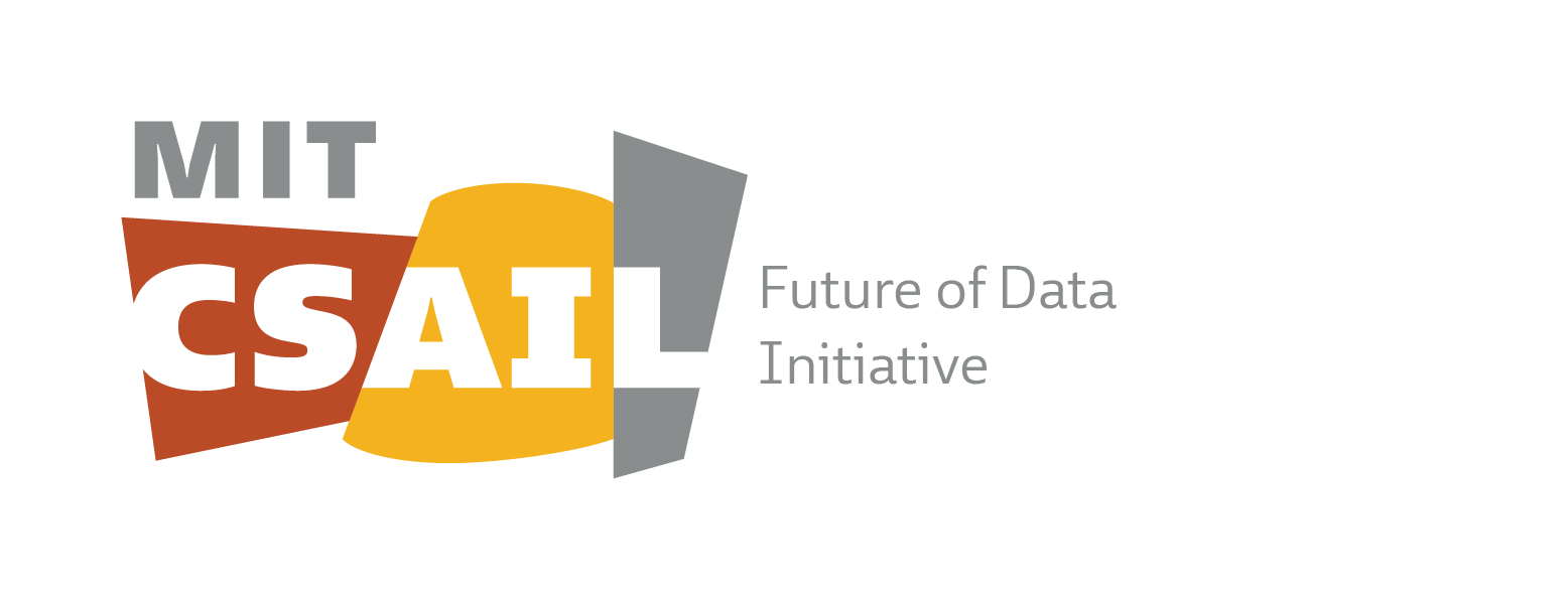 MIT CSAIL logo with text that reads "future of data initiative"