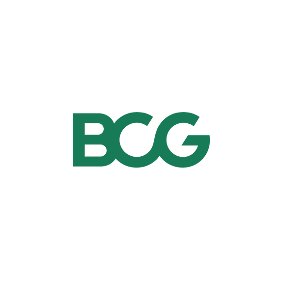Boston Consulting Group Logo with BCG text in green font