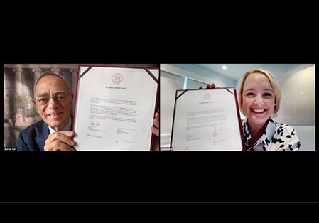 MIT and Accenture signing