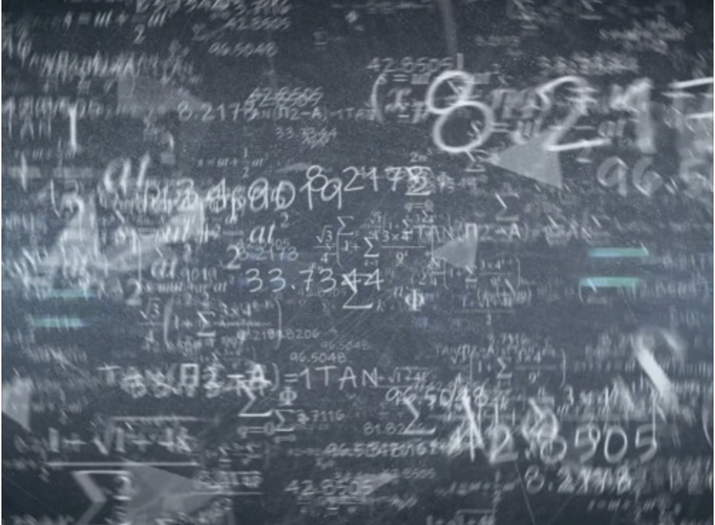 chalkboard equations