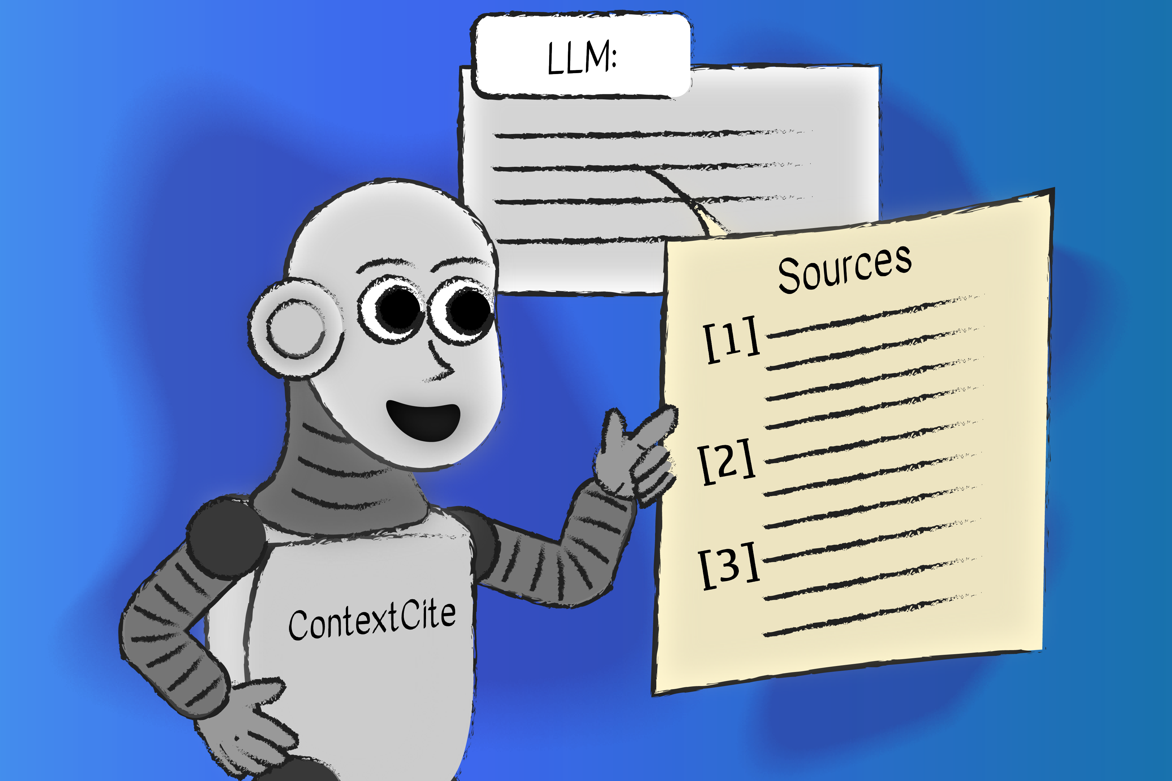 When users query a model, ContextCite highlights the specific sources from the external context that the AI relied upon for that answer. If the AI generates an inaccurate fact, for example, users can trace the error back to its source and understand the model’s reasoning (Credit: Alex Shipps/MIT CSAIL).