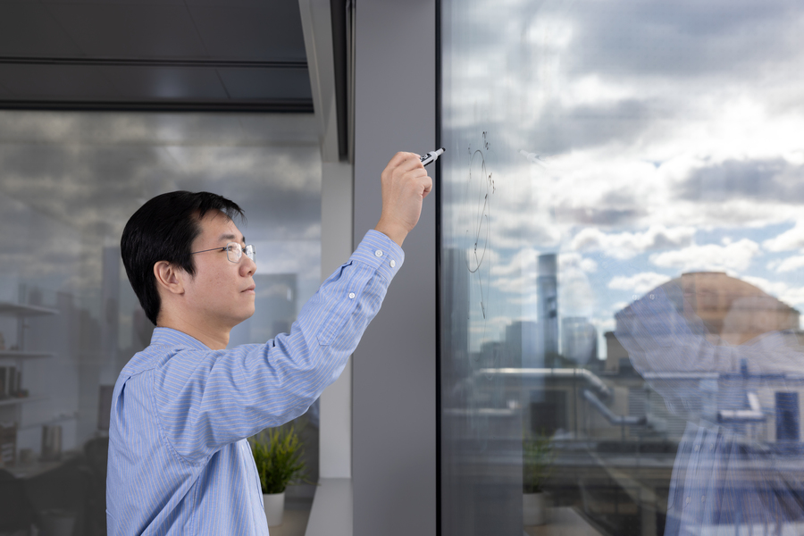 Kaiming He is an associate professor in the MIT Schwarzman College of Computing and a proponent of the integration of science research and AI (Credits: Steph Stevens).