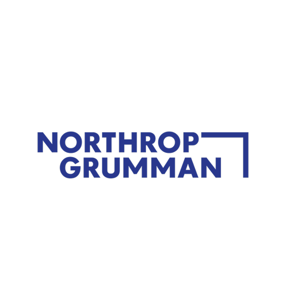 Northrup Grumman logo in blue text
